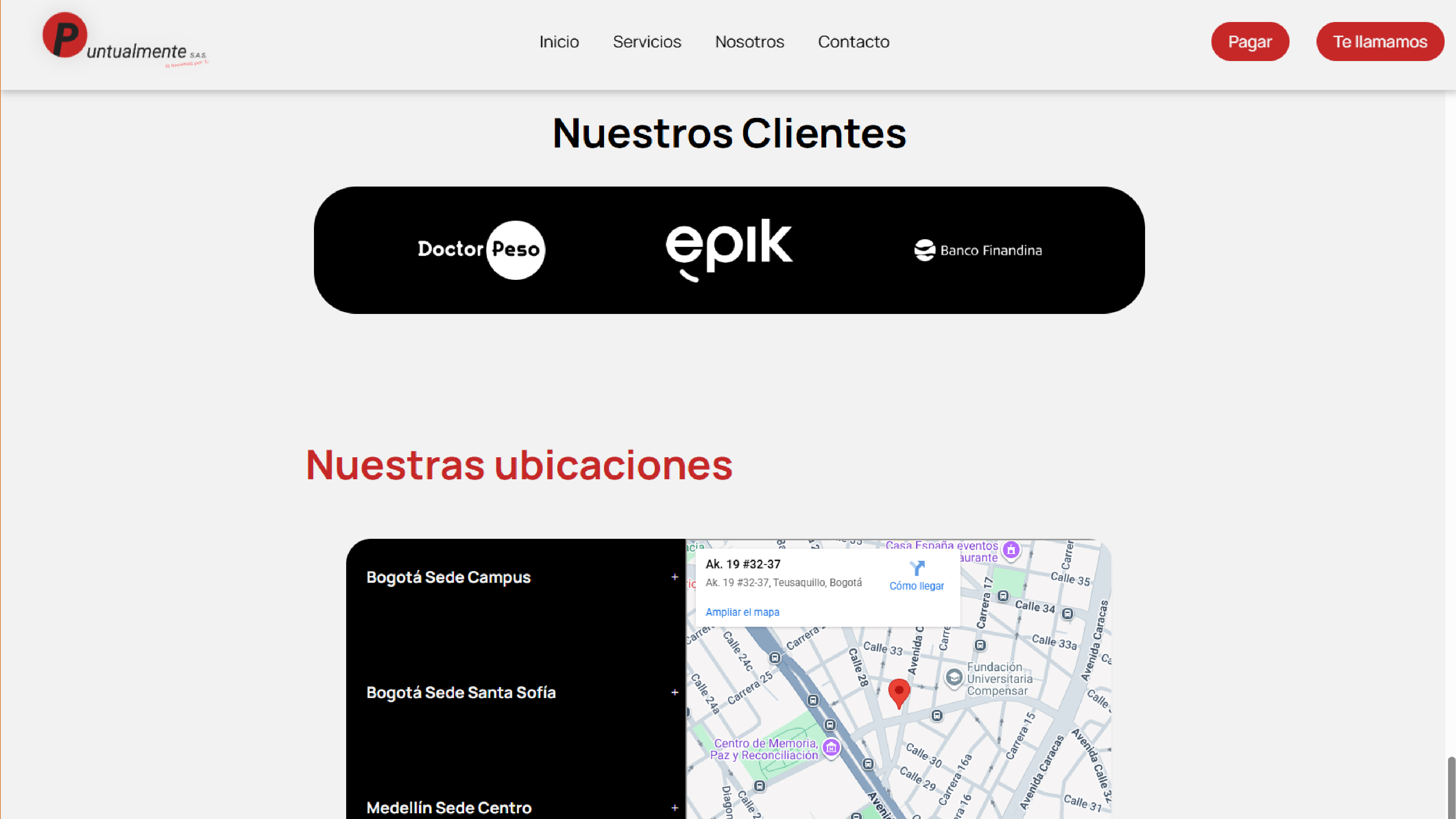 Puntualmente web -portada